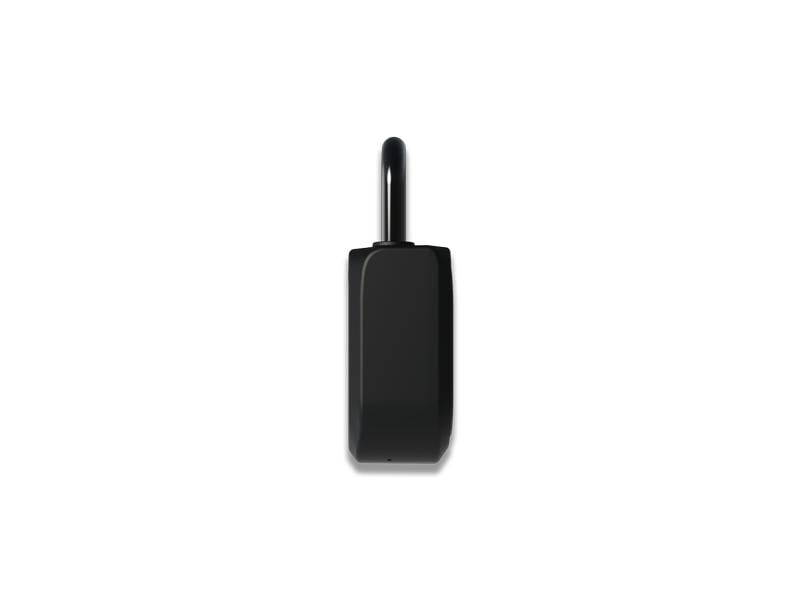 igloohome Sicherheitsschloss Padlock 2, Schwarz, Edelstahl Smartes, Bluetooth Vorhängeschloss mit Zahlenfeld