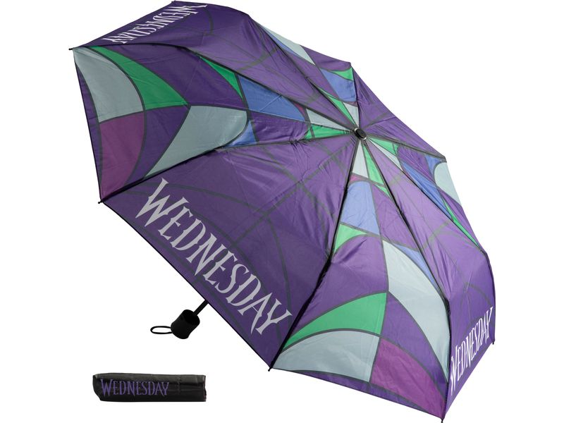 Undercover Regenschirm Knirps Wednesday Taschenschirm
