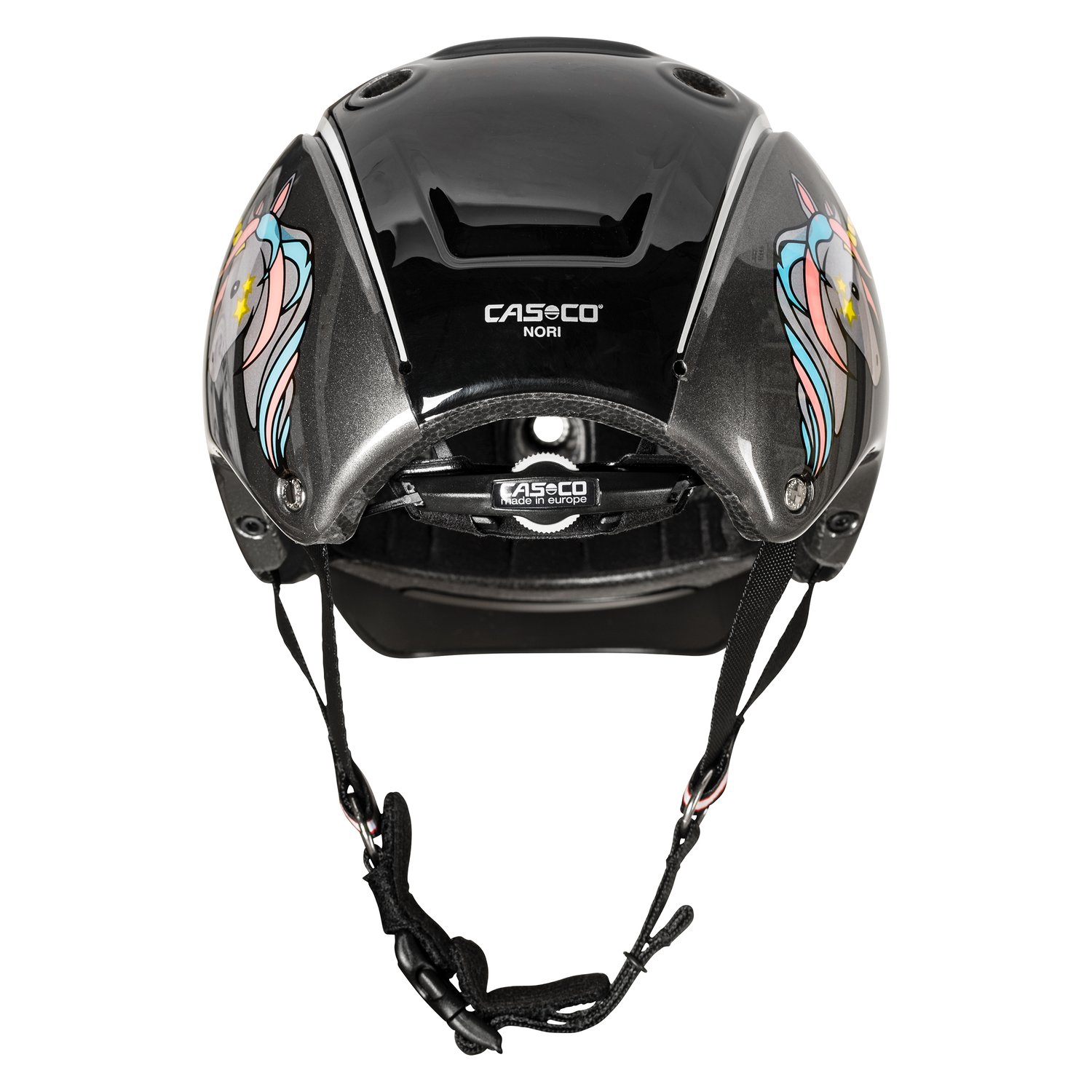 CASCO Reithelm Nori  - schwarz/Einhorn