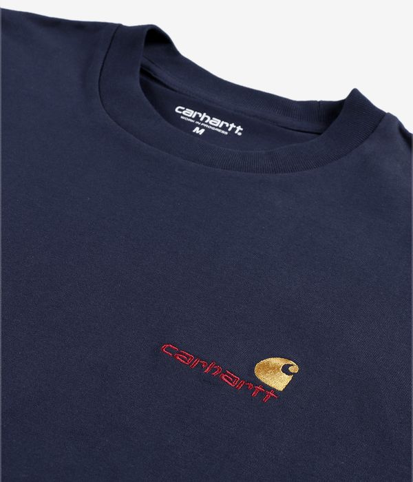 Carhartt WIP American Script Organic T-Shirt (air force blue)