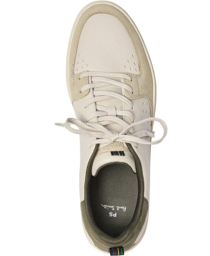 PS Paul Smith MENS SHOE COSMO OFF WHITE KHAKI SPOILER 121