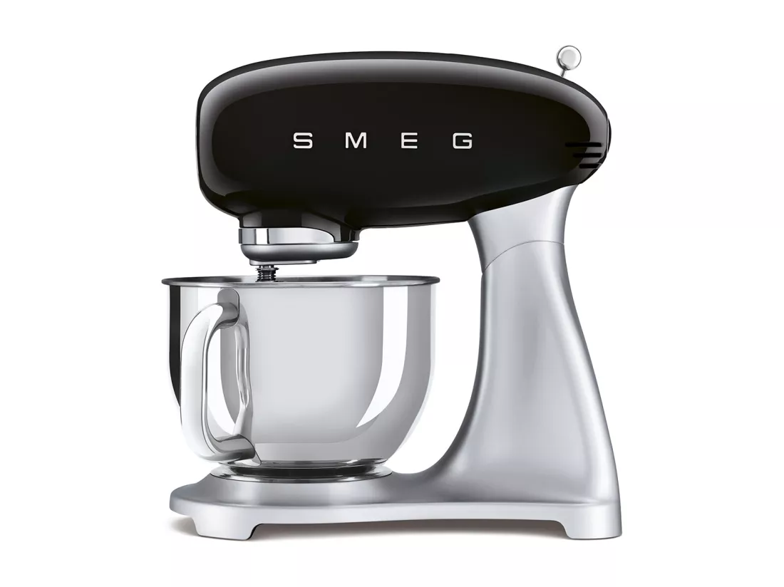 Smeg Robot sur socle 4,8l 800w noir - smf02bleu
