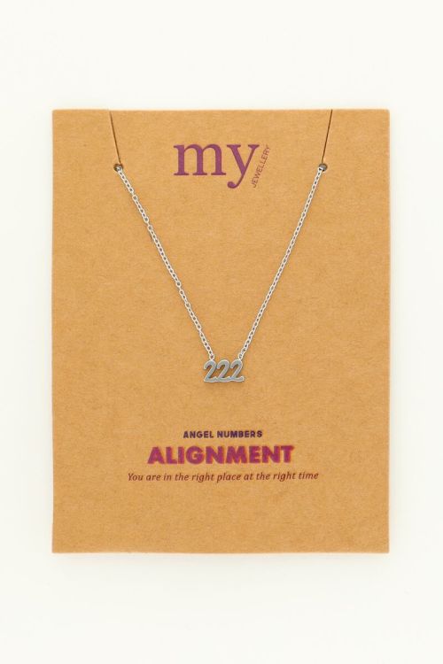 Angel number 222 ketting