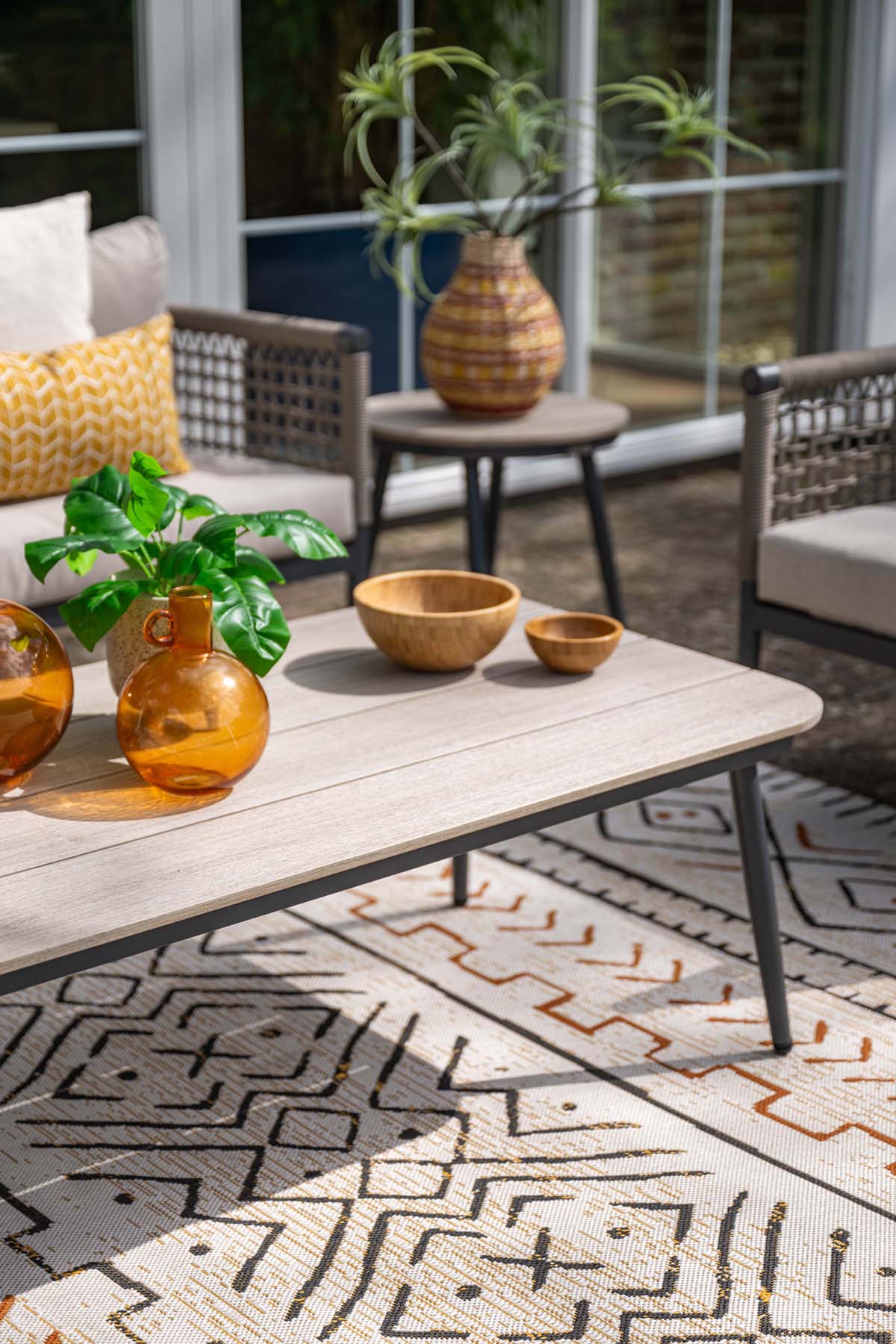 Garden Impressions Teramon 130x70cm lounge tafel - black
