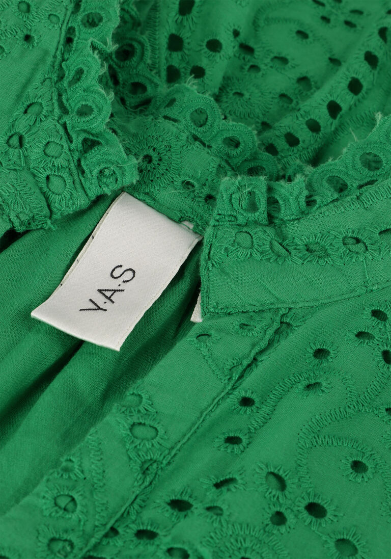Y.A.S. groene y.a.s. mini jurk yasholi ss dress s.