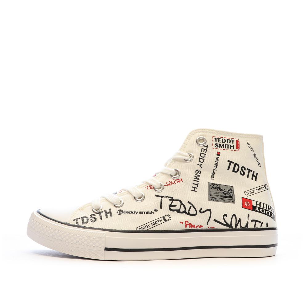 Teddy Smith Baskets Blanches Homme Teddy Smith Ankle