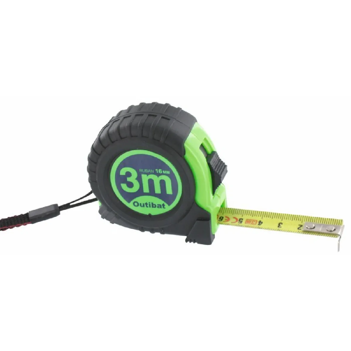 OUTIBAT Mètre bi-matière - 3 m