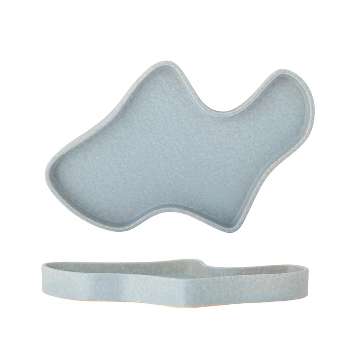 Bloomingville - Lakey Tablett, blau