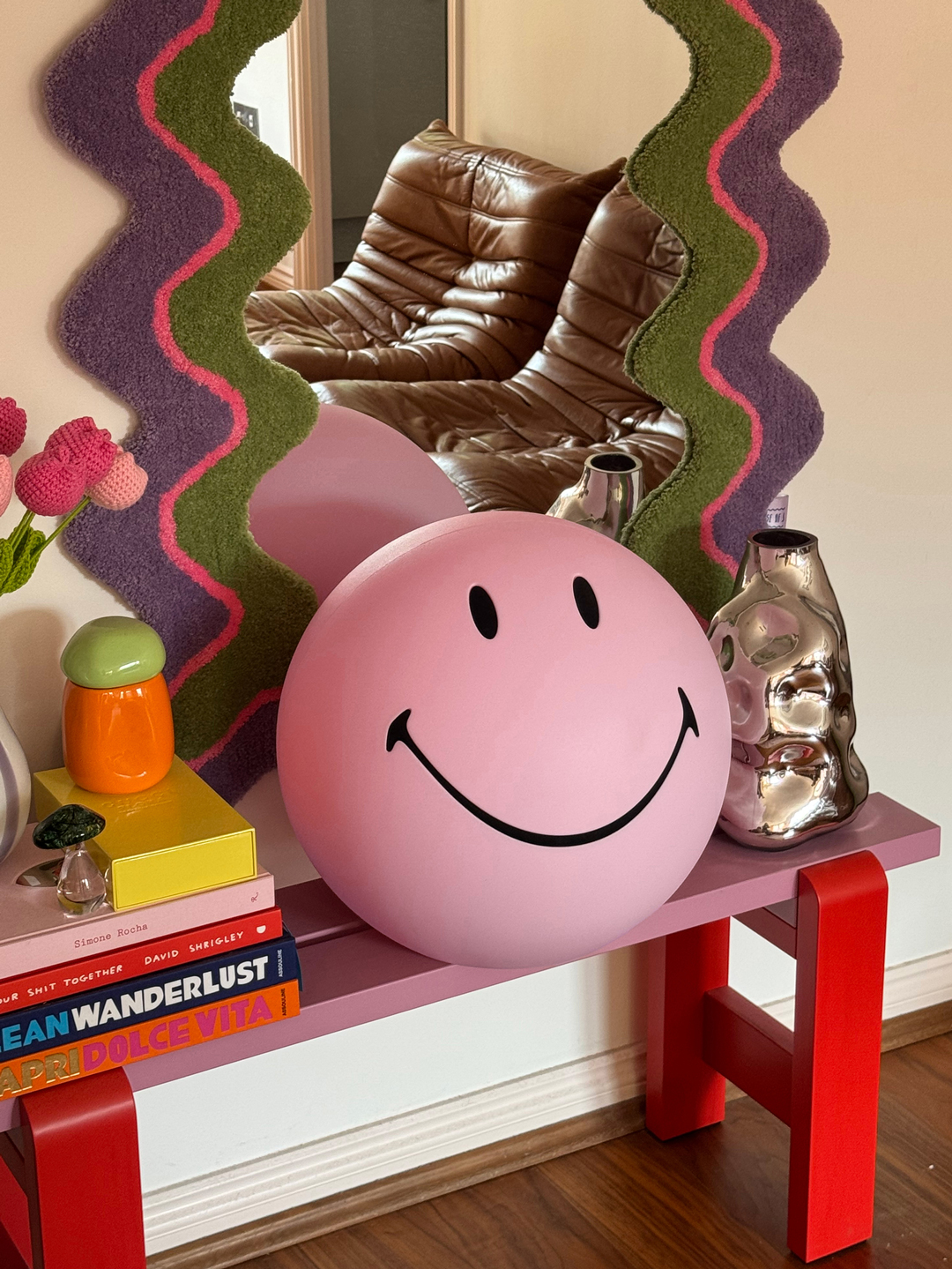Mr. Maria smiley XL pink