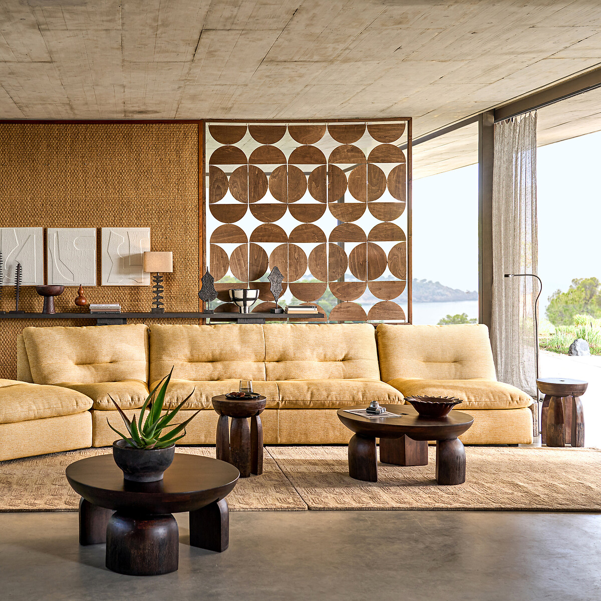AM.PM<br>Canto modular em algodão reciclado, Giuliano