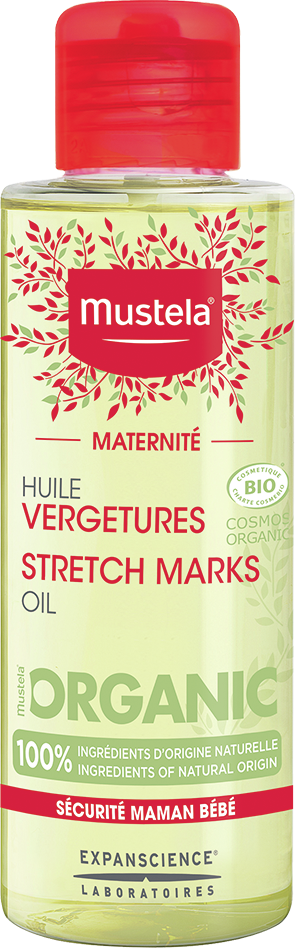 Mustela Mutterschaft Schwangerschaftsstreifen Öl<br>105 ml, Öl, BIO