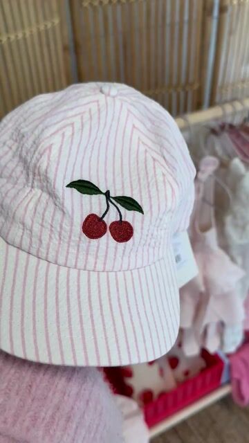 Caps Barn m/Knyting – Øko Bomull og Elastan | Ellie Bow Cap