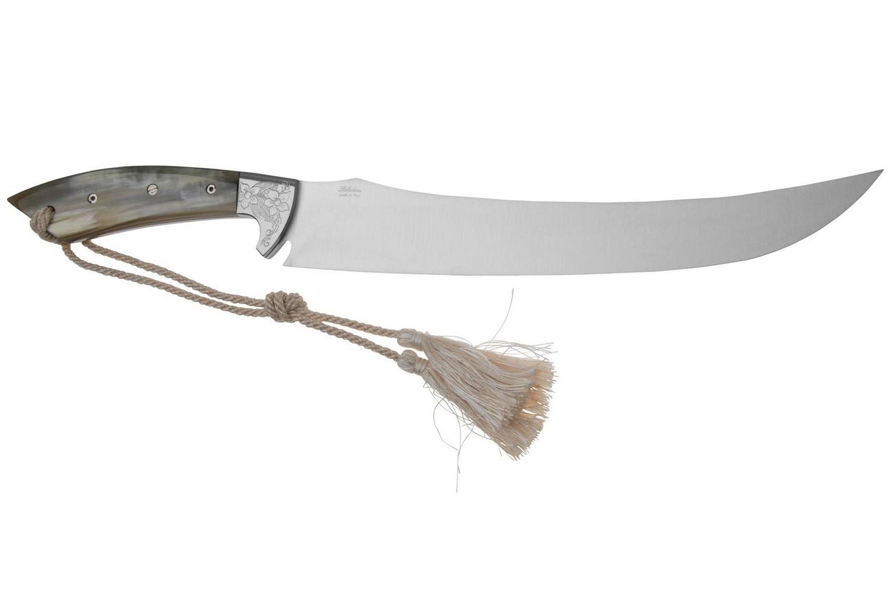 Saladini Champagne Saber Ox Horn, champagnesabel