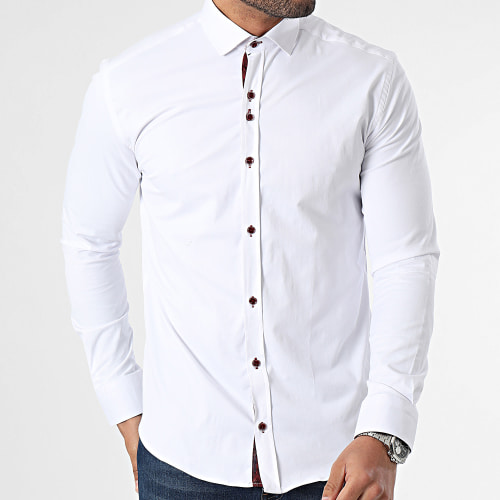 Chemise Manches Longues Blanc