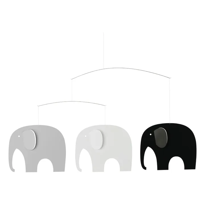 Flensted Mobile Elephant Party | Noir