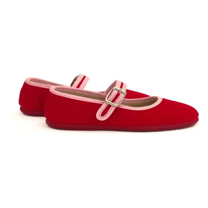 Hermosilla Ballerines Coquelicot  | Rouge
