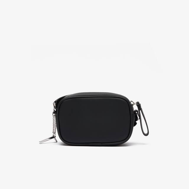 Petit sac crossover Daily Lifestyle en toile enduite Sacs à bandoulière - Noir - Lacoste - Femme