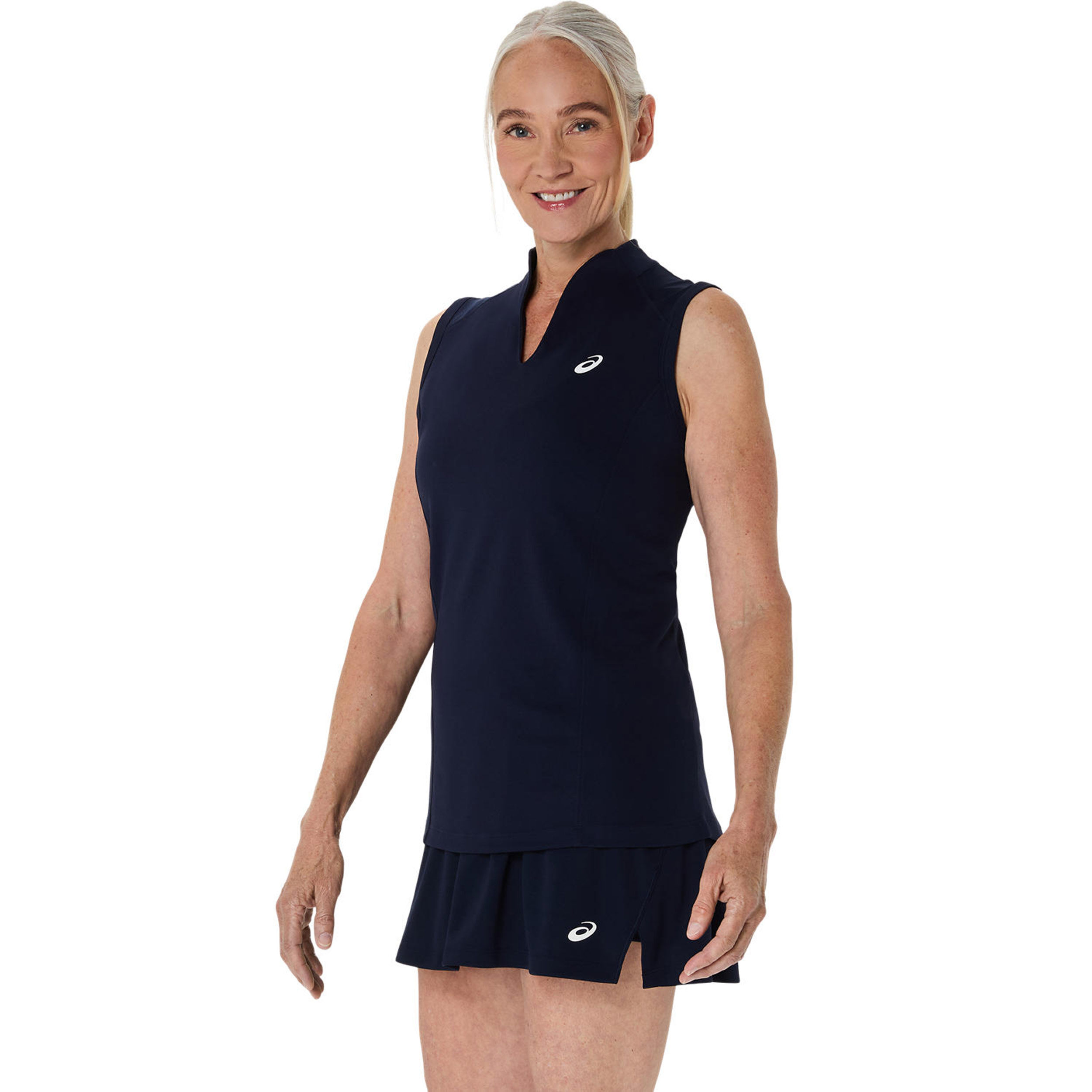 ASICS Court Débardeur Tank Top Femmes - Bleu Foncé