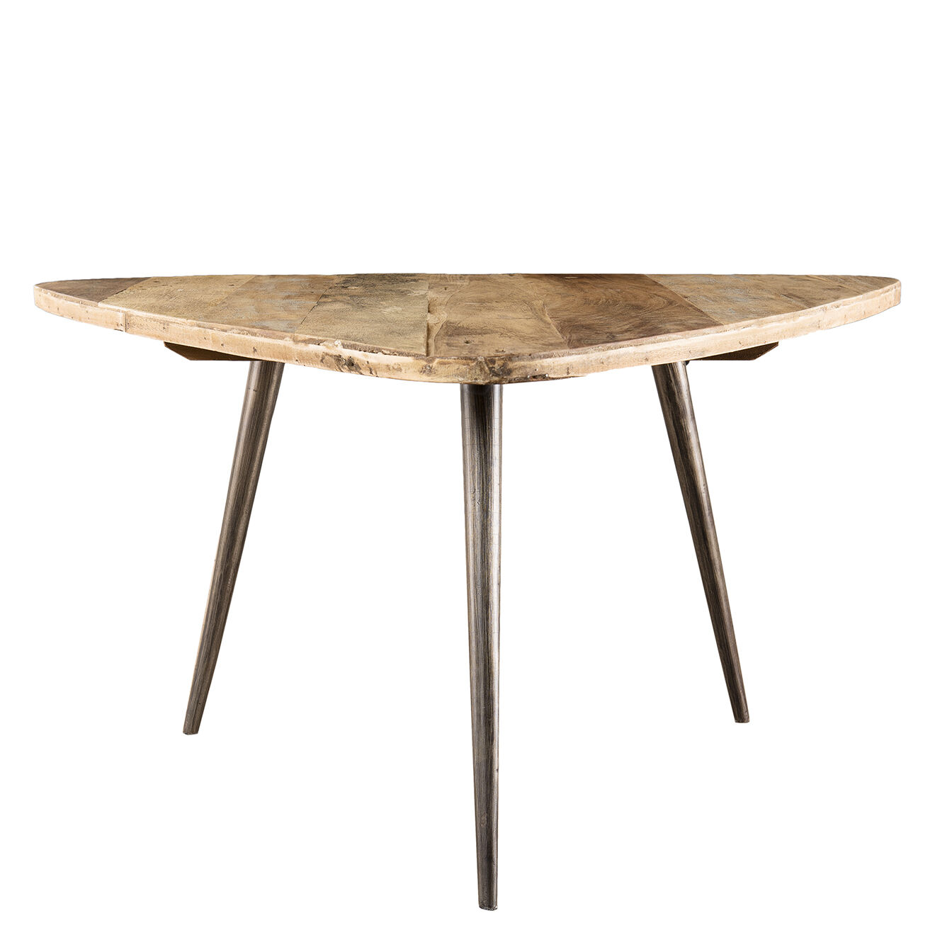 Macabane Table basse ovoide Sixtine teck - 75.5x70x40 cm