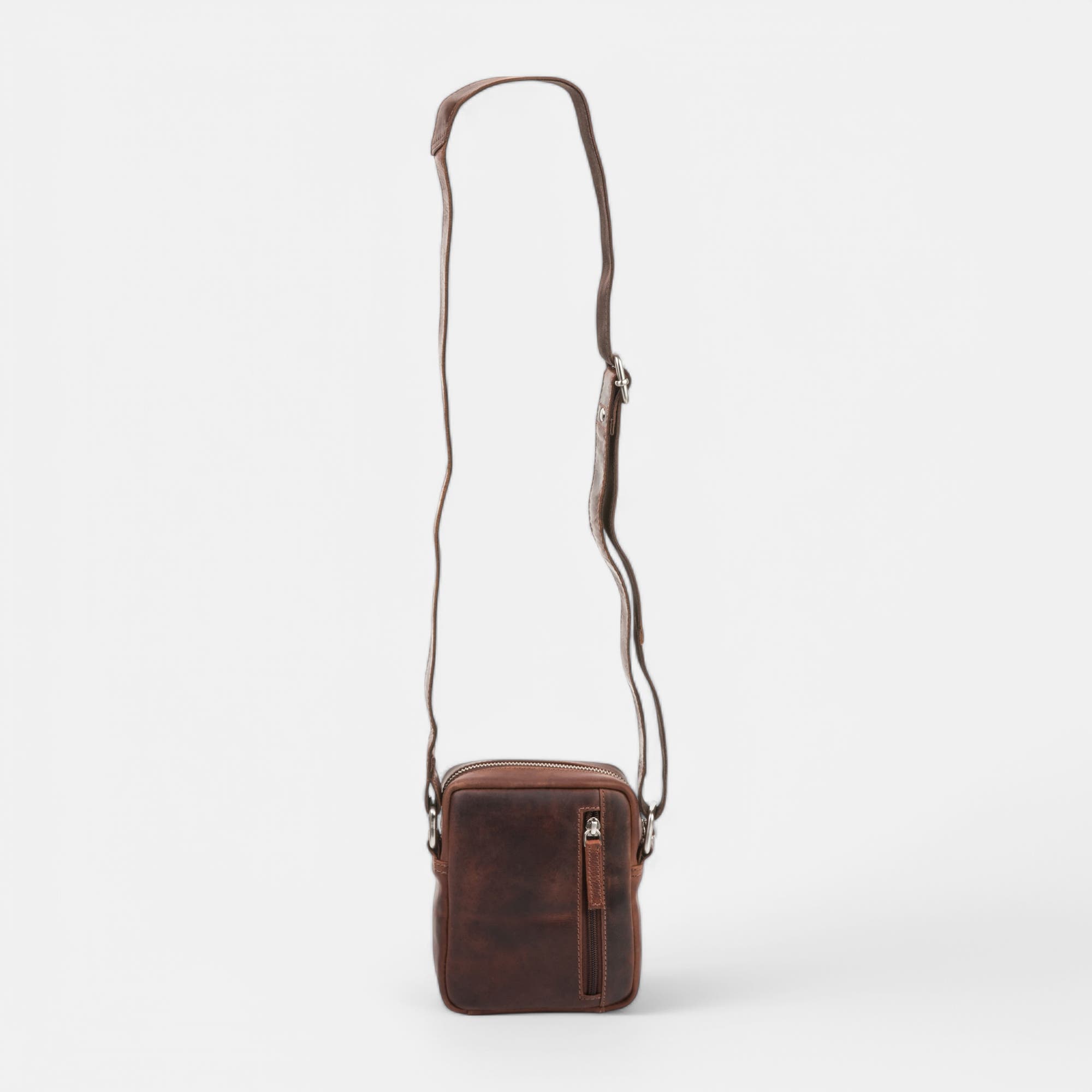 Sac homme en cuir marron
