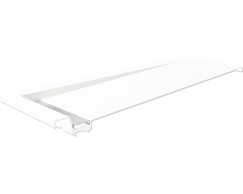 Breuer Classic Line douchebak 100 x 90 x 3,5 cm wit met afvoergoot 1934011000038