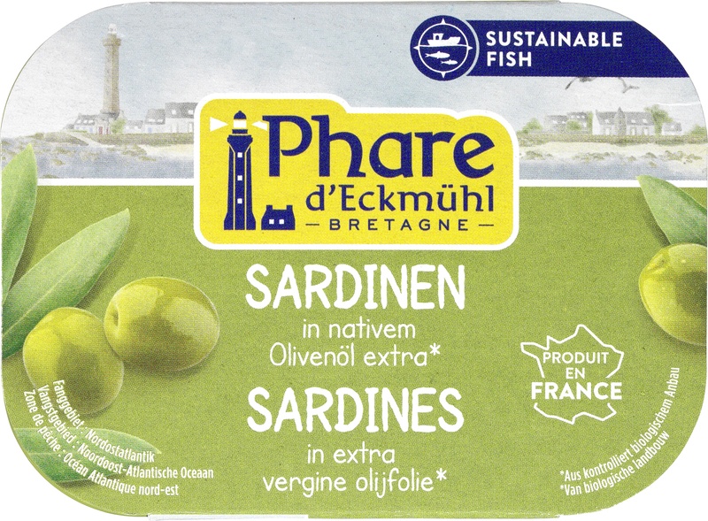 Phare d’Eckmühl Sardines In Olijfolie (135 gr)