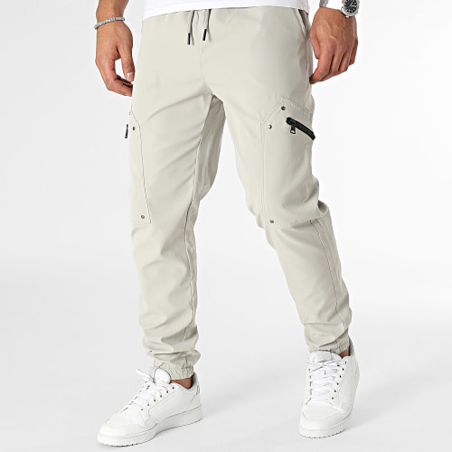 Pantalon Cargo Gris Clair