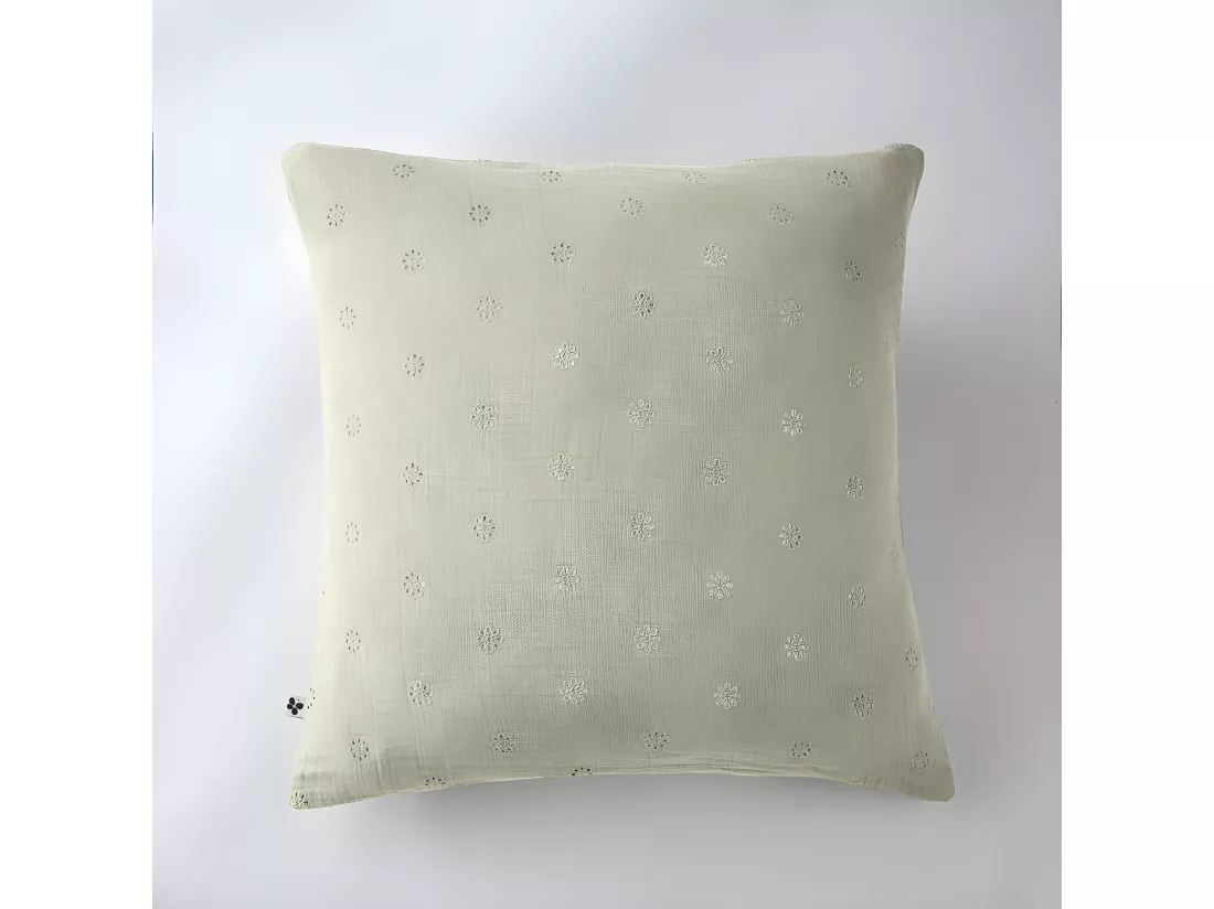 Taie d'oreiller Brodée Déco