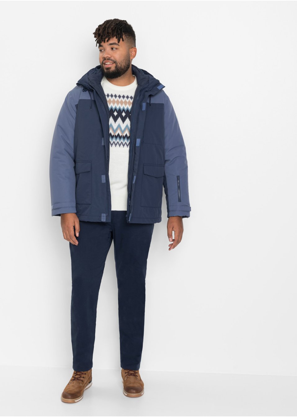 Veste hiver fonctionnelle 3 en 1 avec gilet intérieur matelassé