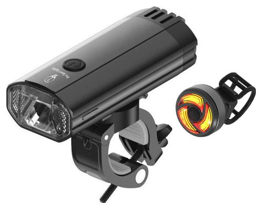 Kit lumière vélo 1200 Lumen et 100 Lumen LED vélo