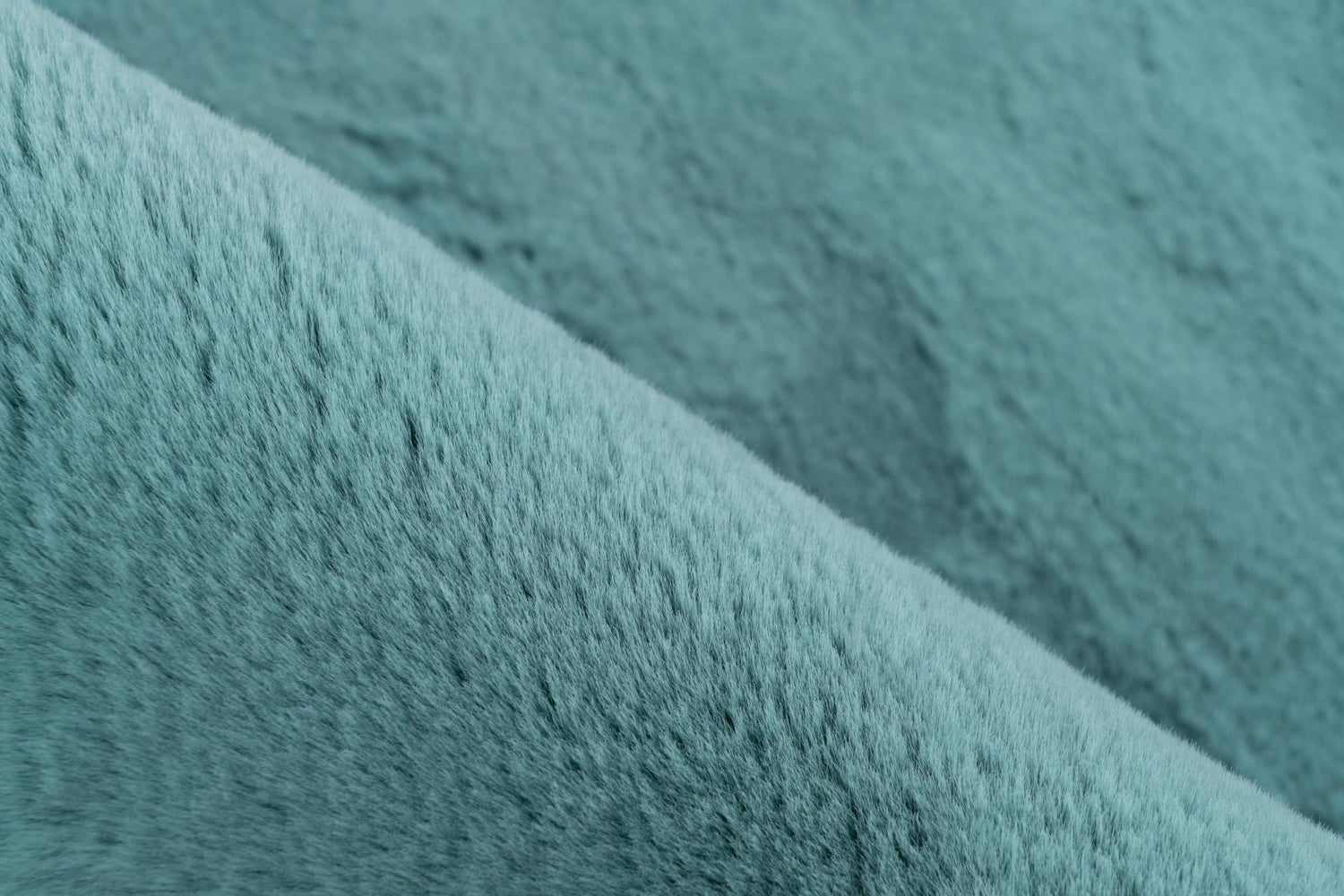 Luminara hoogpolig tapijt, turquoise, 35 mm, effen, 160 x 230 cm