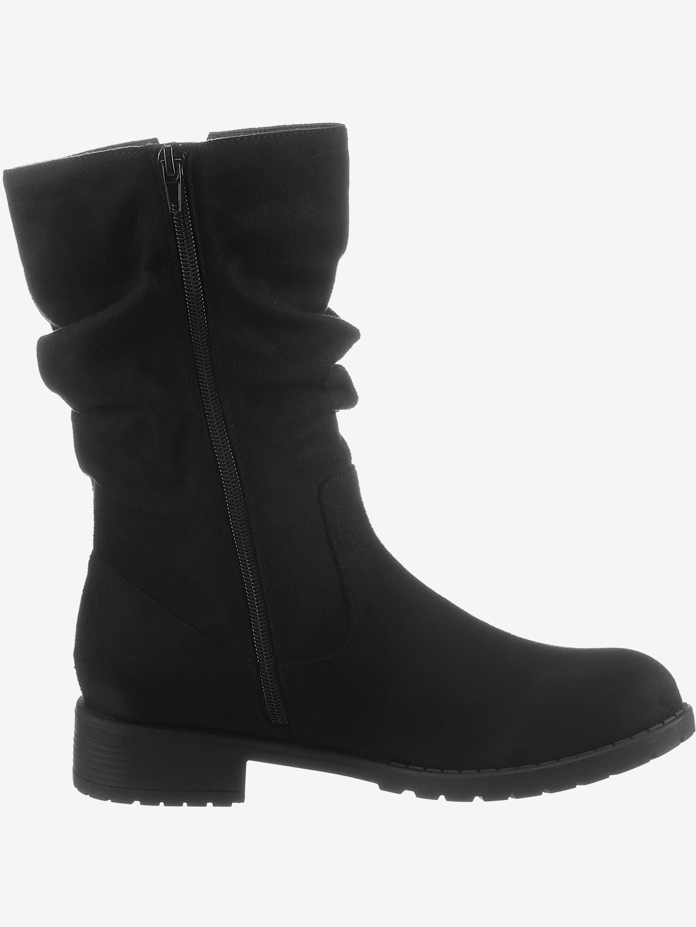 Botte d'hiver bottines avec glissière intérieure