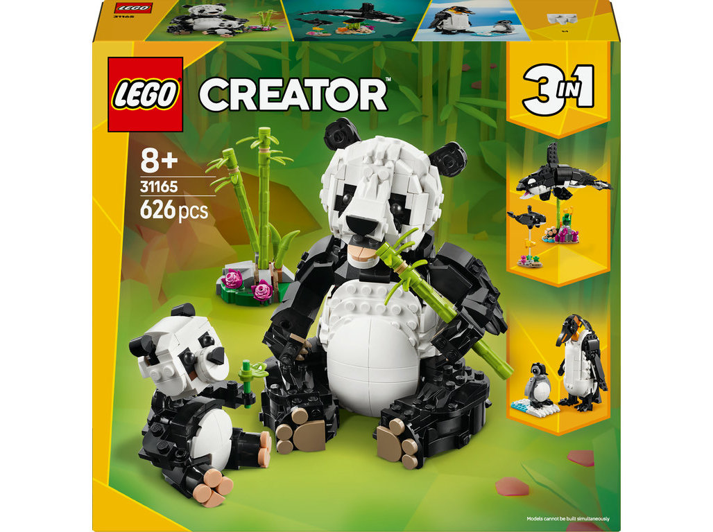 FAMÍLIA DE PANDAS LEGO LEGO CREATOR
