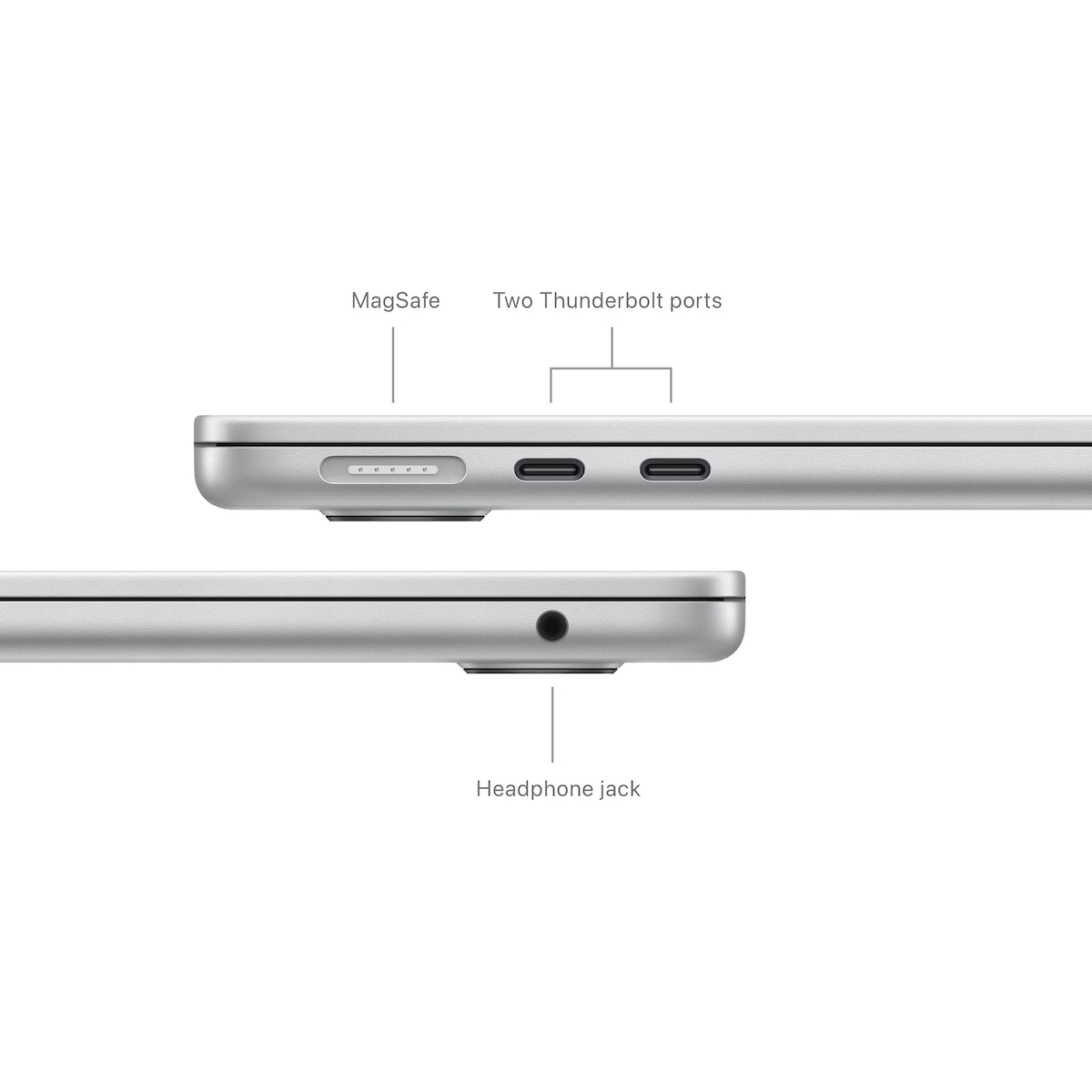 MacBook Air 13 M3 24/256GB (sølv)