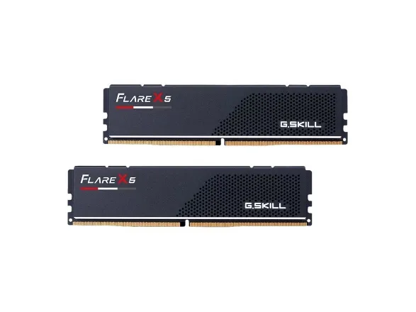 G.Skill Flare X5 - DDR5 - sæt - 64 GB: 2 x 32 GB - DIMM 288-PIN lav profil - 3000 MHz / PC5-24000 - CL30 - 1.4 V - ikke bufferet - on-die ECC - mat sort