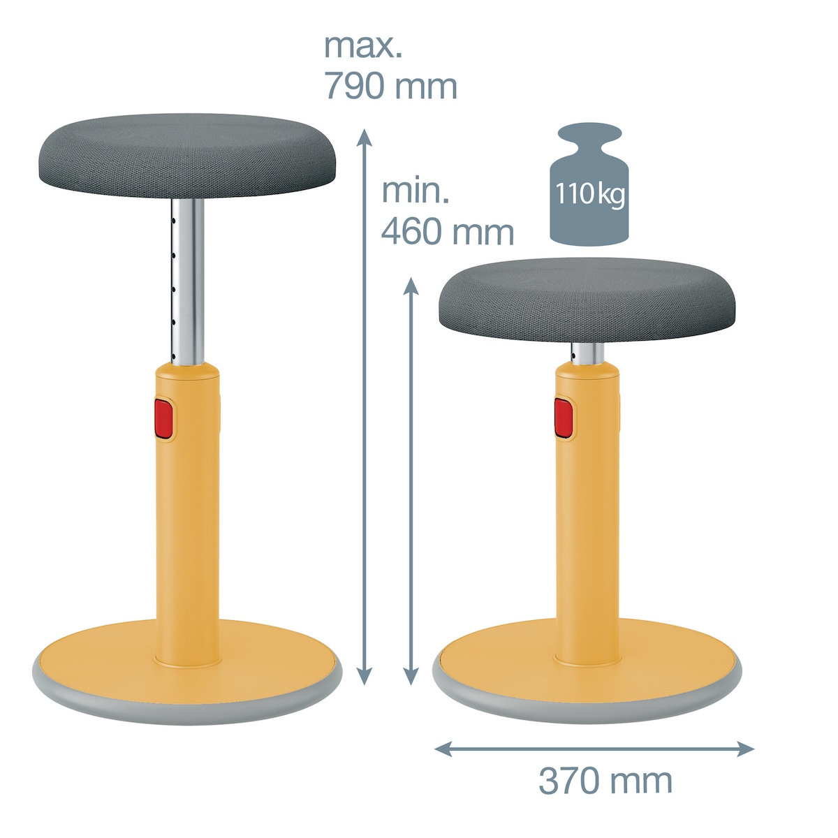 Leitz Ergo Cosy Active Sit Stand balansestol