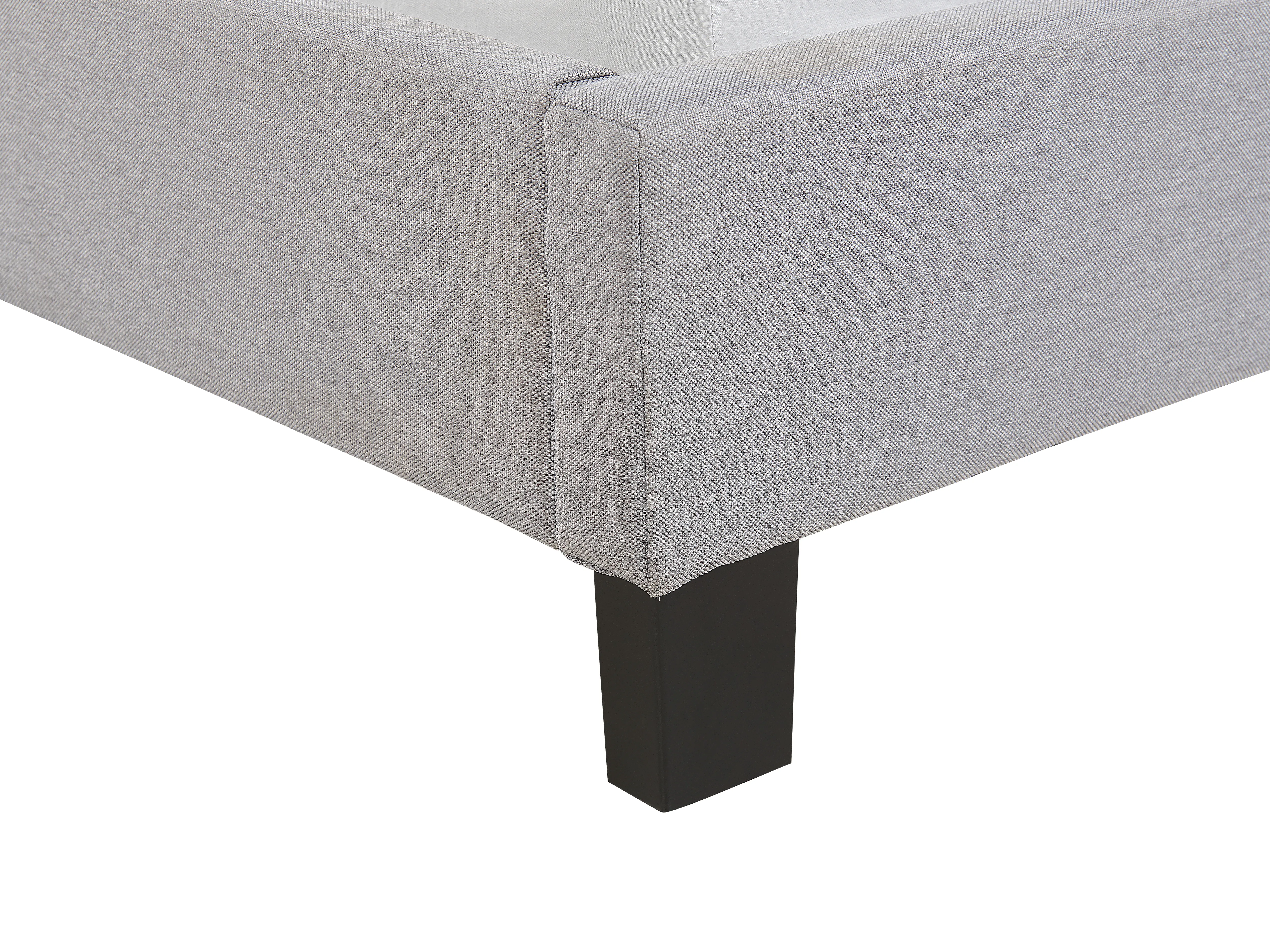 Bed Stof POITIERS 180 x 200 cm Lichtgrijs