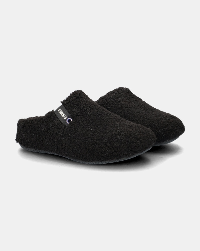 Verbenas York Nairobi Pantoffels  - zwart