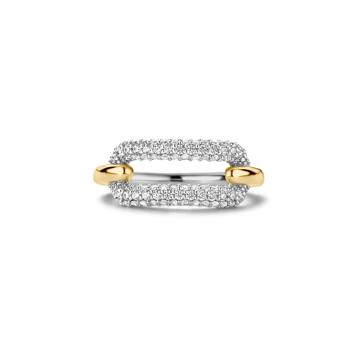 Ti Sento Milano Ring 18 kt. Forgyldt Sølv 12228ZY