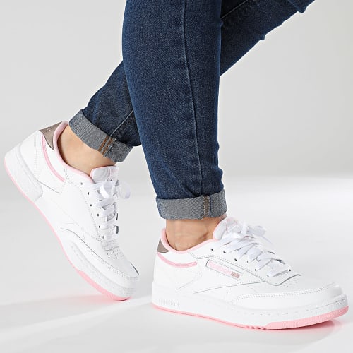Baskets Femme Club C 100069840 White Pink Glow Rose Gold