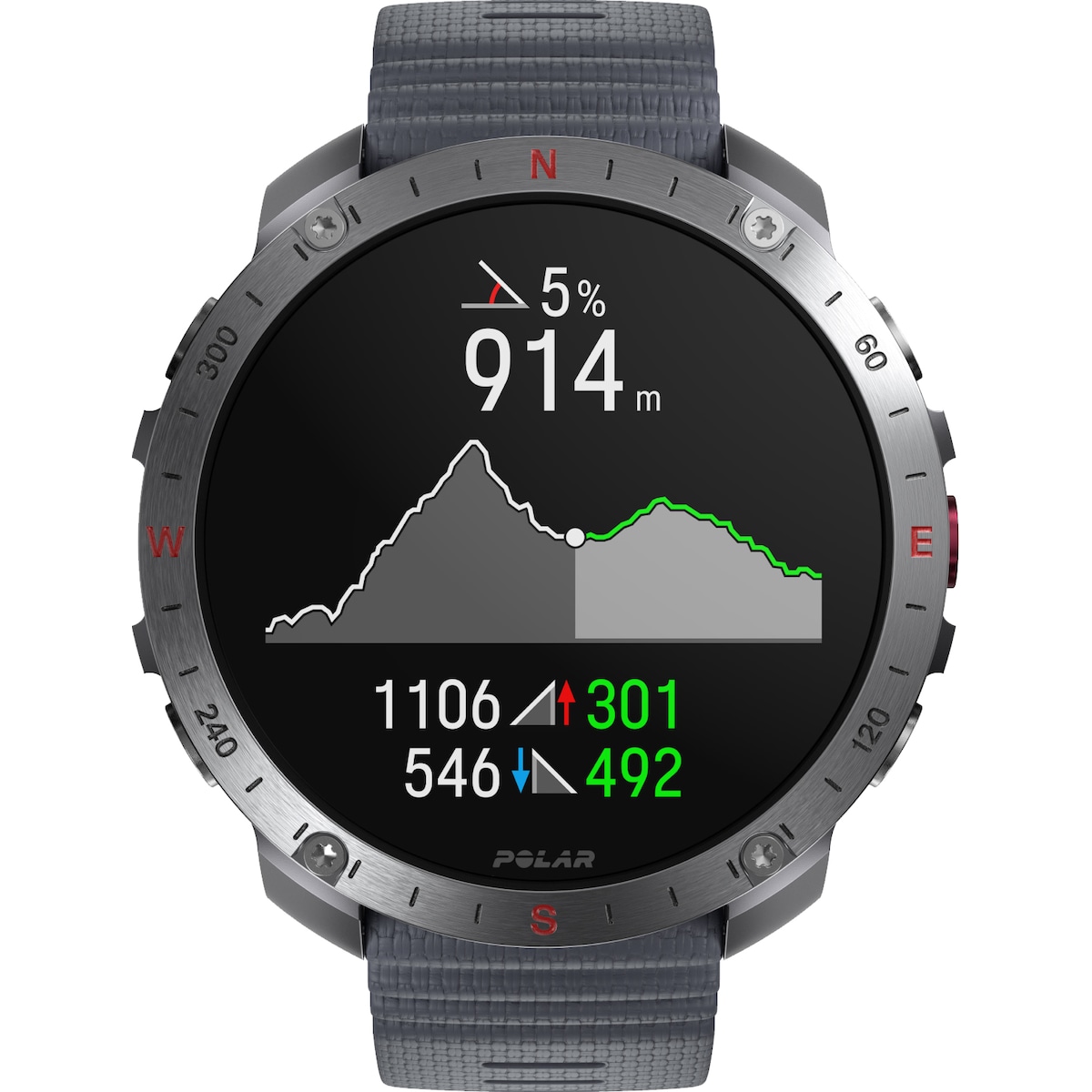 Polar Grit X2 Pro Sport Watch S-L (grå)