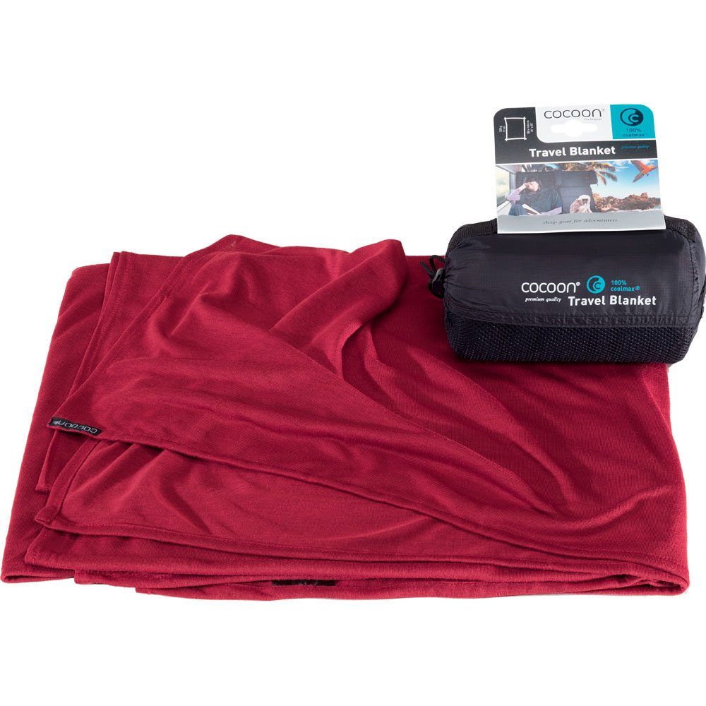 Cocoon Coolmax Reisedecke monk's red