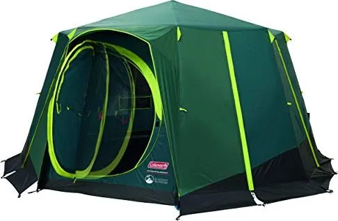 Coleman Octagon, Camping, Hård ramme, 8 person(er), 15,7 m², 20,6 kg, Grøn, Gul