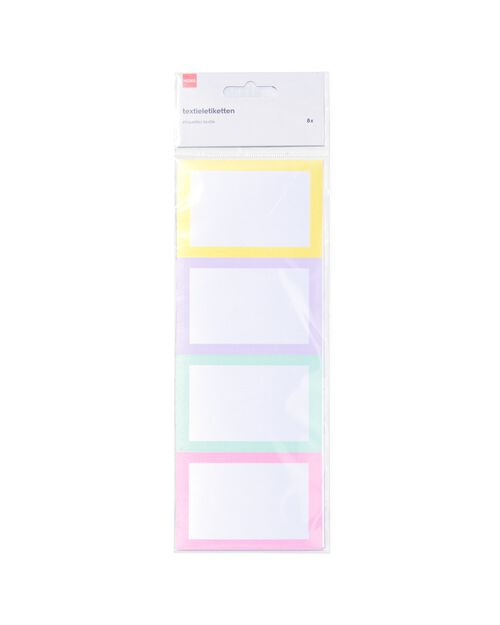 8 étiquettes textiles