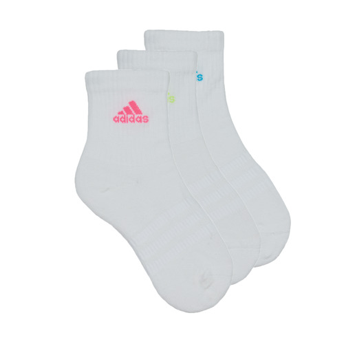 Adidas Sportswear - C SPW CRW 3P - Blanc / Cyan / Vert / Rose