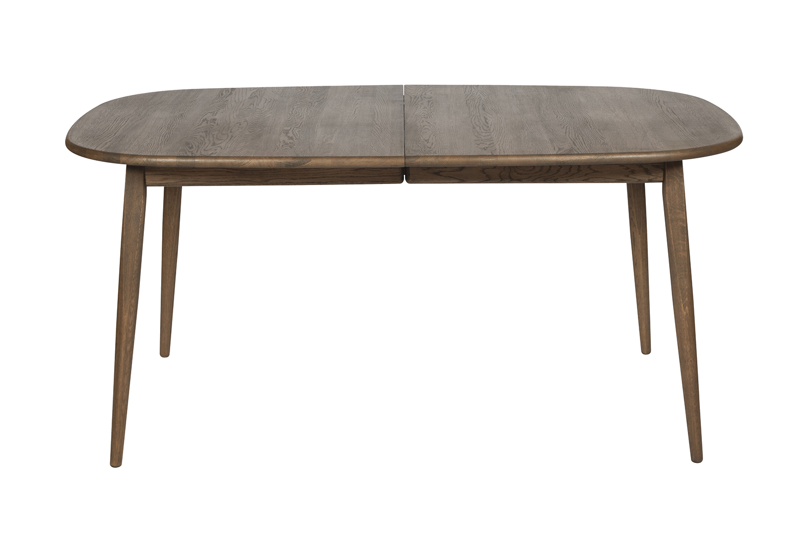 Nord H1 spisebord 105x160 cm. Røykoljet heltre eik med uttrekk til 2 tilleggsplater.