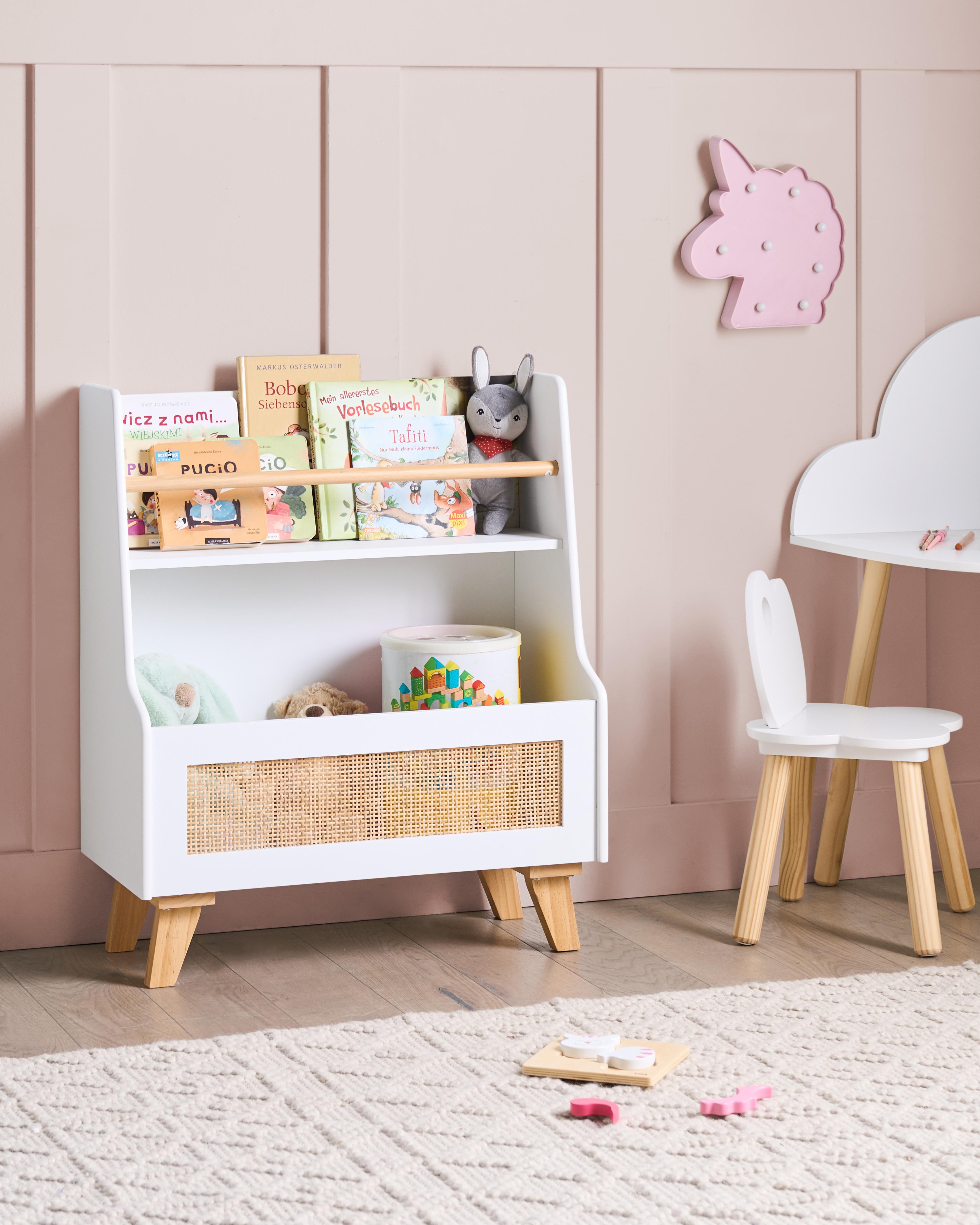 Boekenkast met 2 planken JACKIT 72 cm Wit