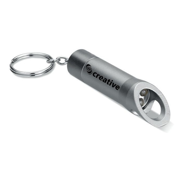 GiftRetail MO8142 - LITOP Lampe torche porte-clés en mét