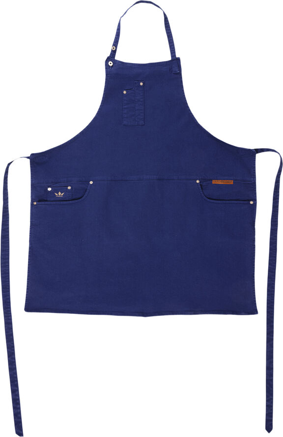 DutchDeluxes 5 Pocket Slim Fit Apron Dark Blue Blå