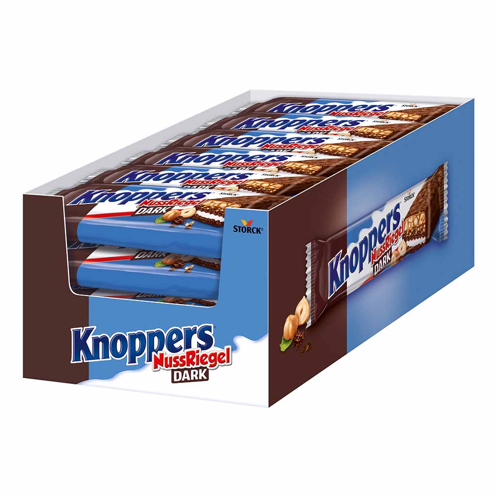 Knoppers NussRiegel Dark 24x40g=960g MHD:9.6.25